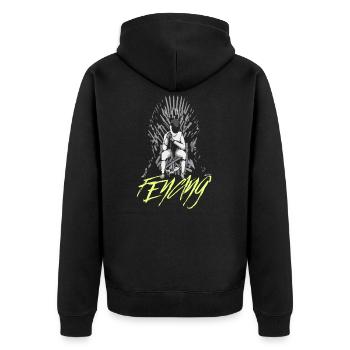 Escrime escrime - Veste à capuche bio Premium Unisexe - noir - Dos - Nico (187cm)