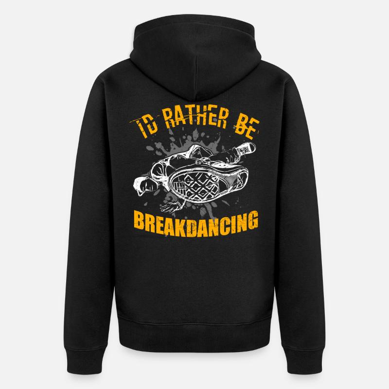 Breakdance - Veste à capuche bio Premium Unisexe - noir