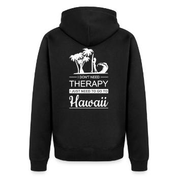 Hawaii - Veste à capuche bio Premium Unisexe - noir - Dos - Nico (187cm)
