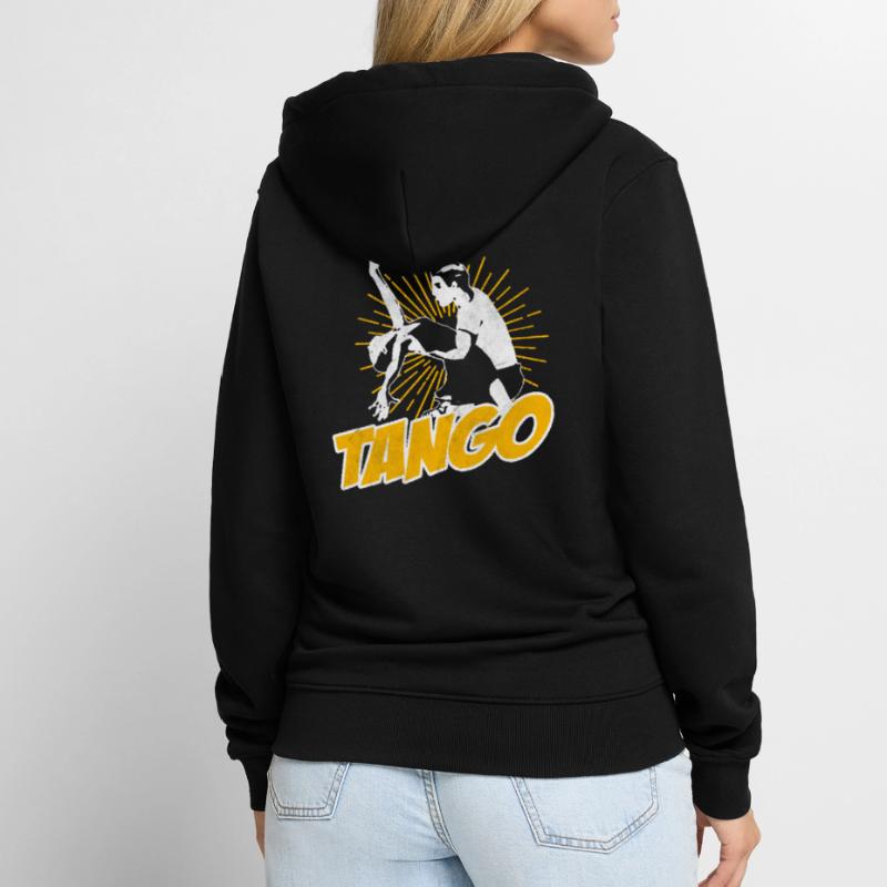 Tango dancing couple dancing class dancing school dancing Unisex Premium Organic Zip Hoodie