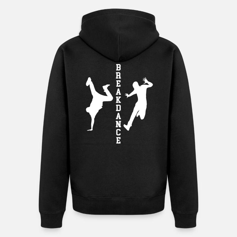 Breakdance - Veste à capuche bio Premium Unisexe - noir