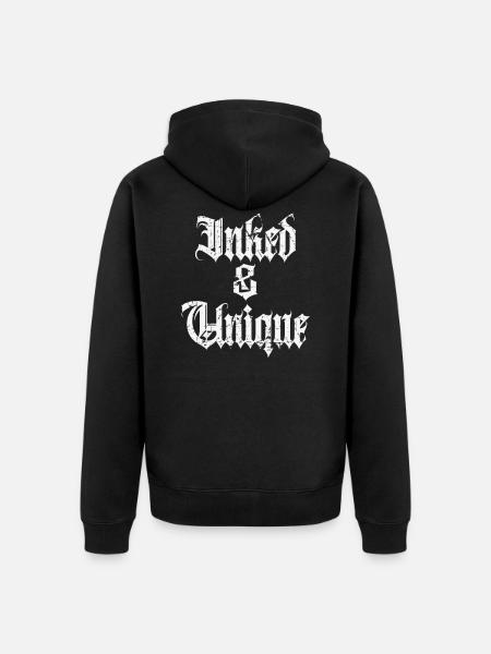 Tatouage Tatoueur - Veste à capuche bio Premium Unisexe - noir