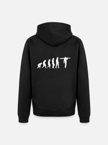 Carpenter Carpenter Carpenter Carpenter Craftsman - Unisex Premium Organic Zip Hoodie - black