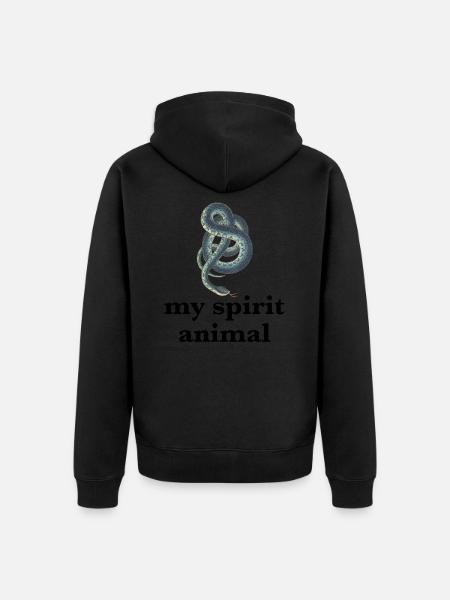 Snake - Unisex Premium Organic Zip Hoodie - 