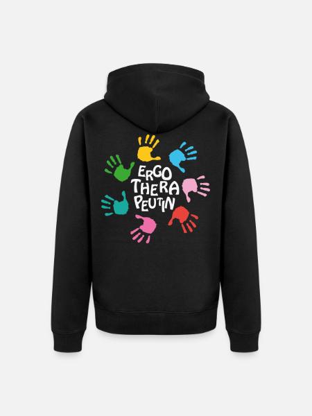 Occupational Therapy OT Therapist - Unisex Premium Organic Zip Hoodie - black