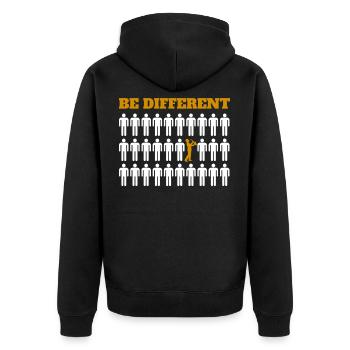 Saxophone Saxophoniste Sax Jazz Musique Cadeaux - Veste à capuche bio Premium Unisexe - noir - Dos - Nico (187cm)
