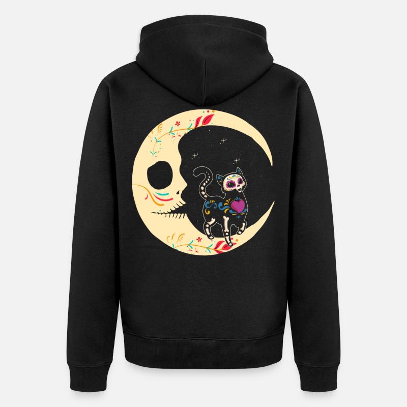Dia De Los Muertos - Unisex Premium Bio Zip Hoodie - Schwarz