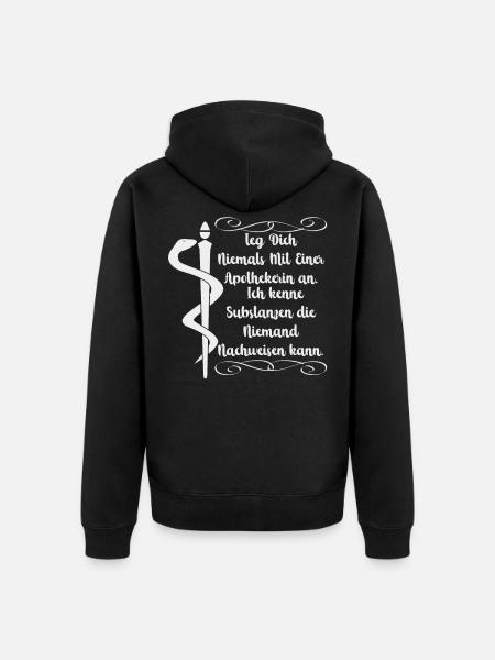 Apotek apotek Apotek Apotek Farmaceut Pharma - Ekologisk premiumluvjack unisex - svart