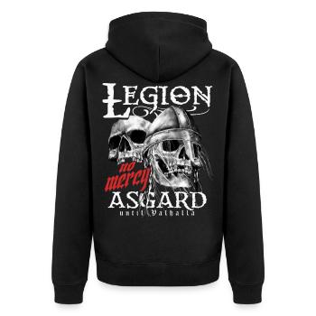 Légion Asgard - Veste à capuche bio Premium Unisexe - noir - Dos - Nico (187cm)