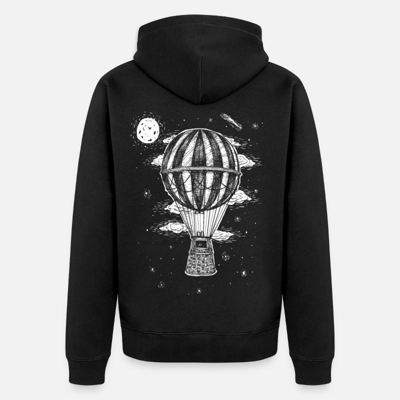 Baloon - Veste à capuche bio Premium Unisexe - noir