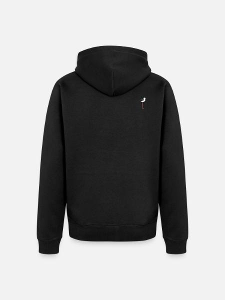 stilt - Unisex Premium Organic Zip Hoodie - black