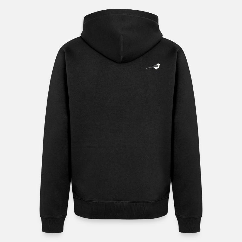 Mésange de queue - Veste à capuche bio Premium Unisexe - noir