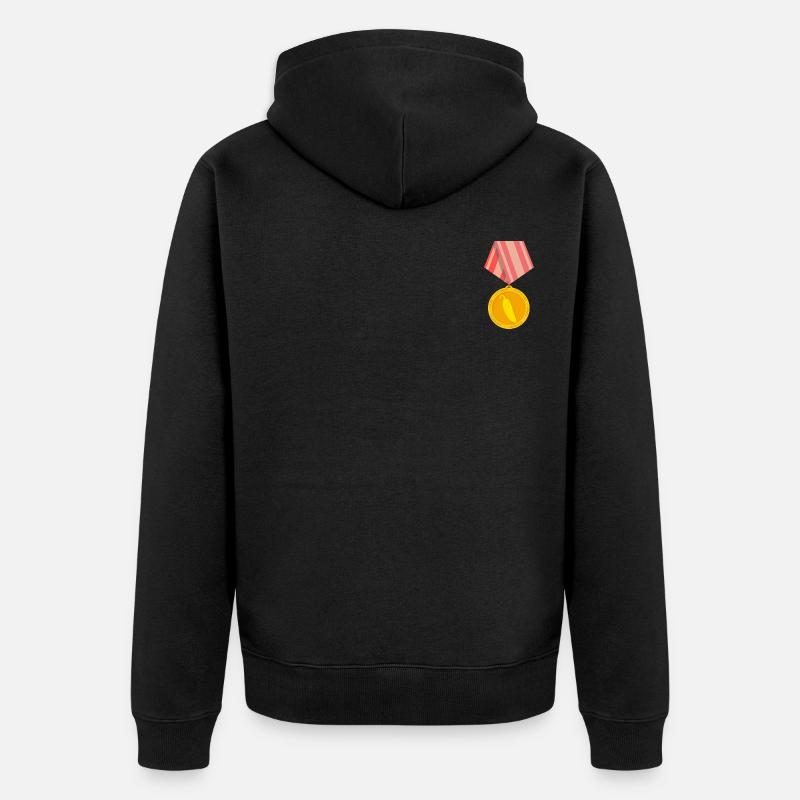 Médaille Serrano - Veste à capuche bio Premium Unisexe - noir