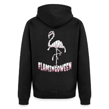 Flamingo Flamingo Halloween Costume Cadeau - Veste à capuche bio Premium Unisexe - noir - Dos - Nico (187cm)