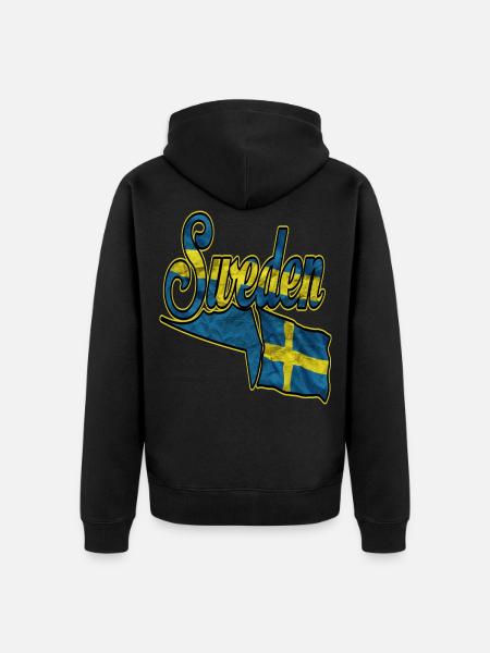 sweden - Veste à capuche bio Premium Unisexe - noir