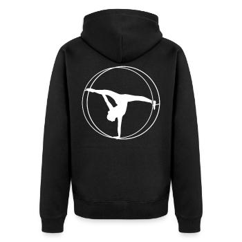 Gymnastics Gymnastics Gymnastics Gymnastics Gymnastics Sport - Unisex Premium Organic Zip Hoodie - black - Back - Nico (187cm)