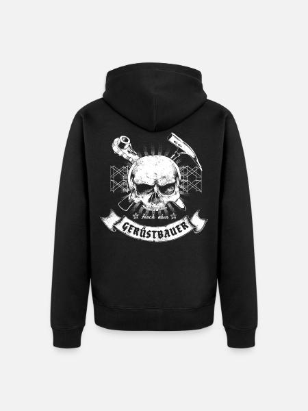 Échafaudages - Veste à capuche bio Premium Unisexe - noir