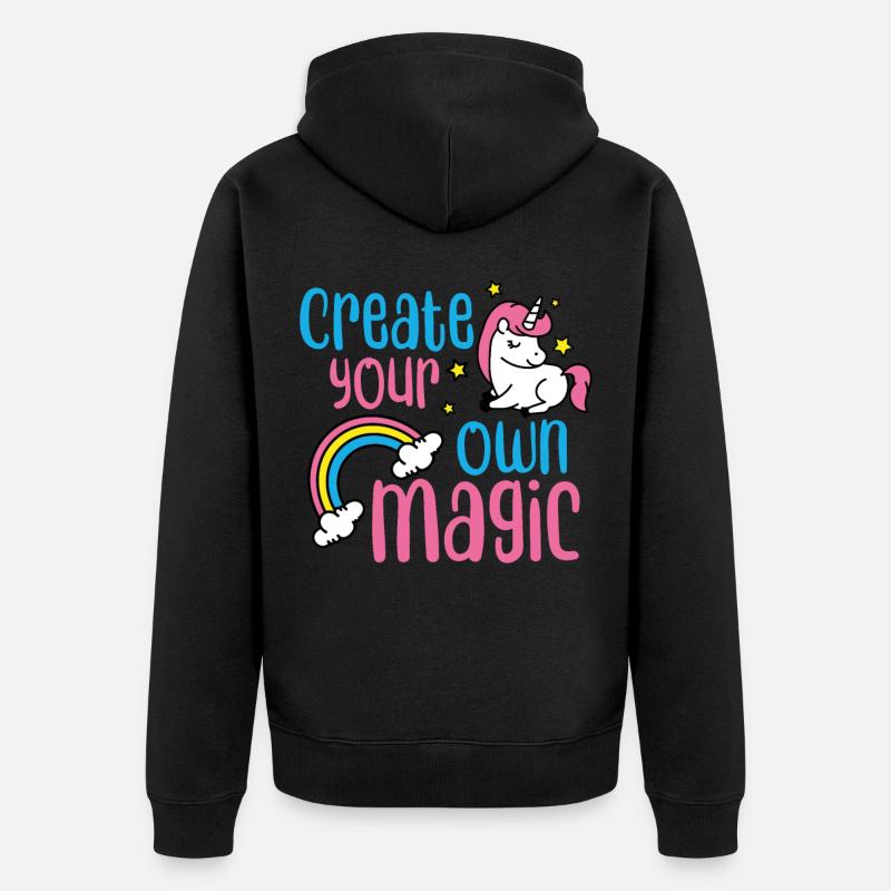 Create Your Own Magic - Veste à capuche bio Premium Unisexe - noir