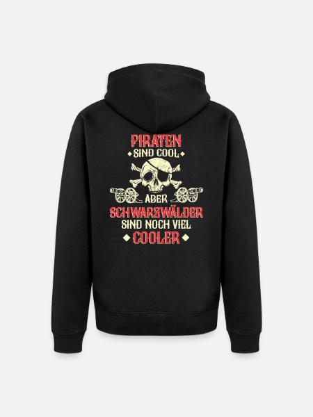 Schwarzwald Schwarzwälder Heimat Spruch - Unisex Premium Bio Zip Hoodie - Schwarz