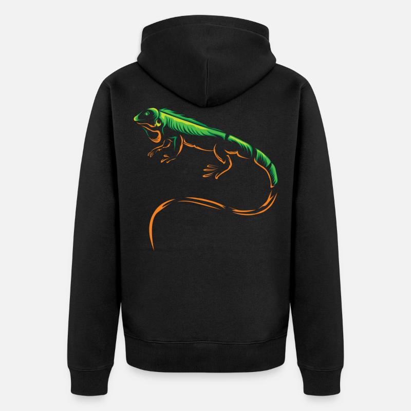 Liguane - Veste à capuche bio Premium Unisexe - noir