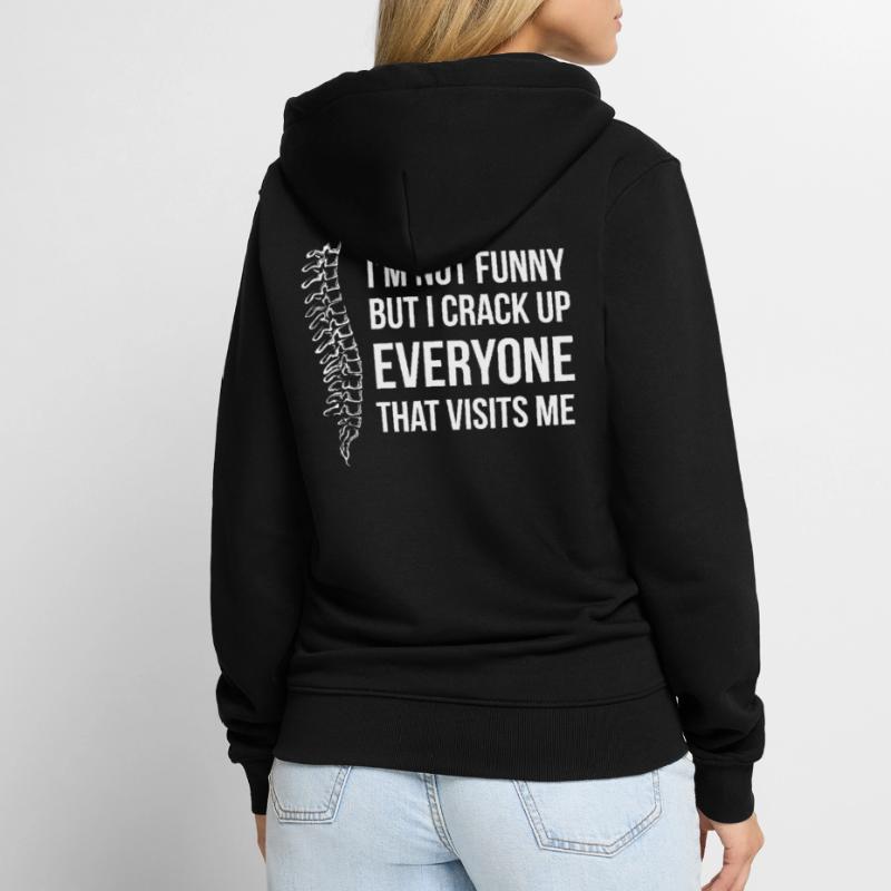 Physiotherapist Chiropractor Physiotherapy Unisex Premium Organic Zip Hoodie