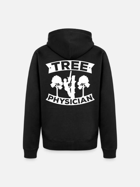 Baume grimage Arborist Baumkletterer - Veste à capuche bio Premium Unisexe - noir
