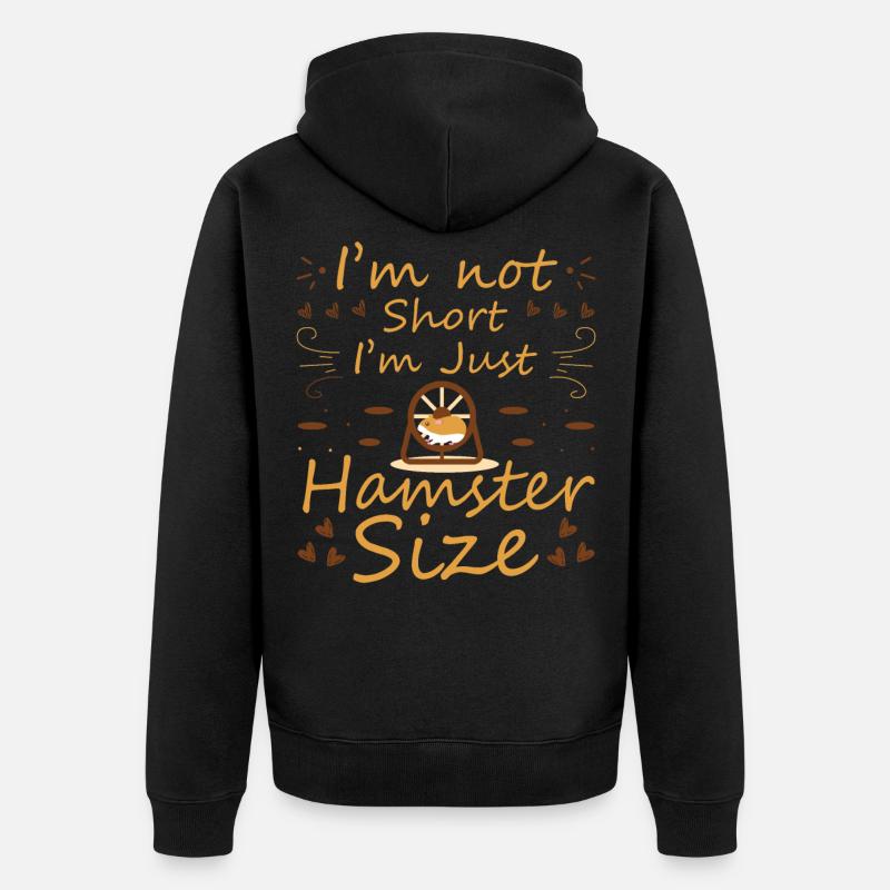 Hamster - Veste à capuche bio Premium Unisexe - noir