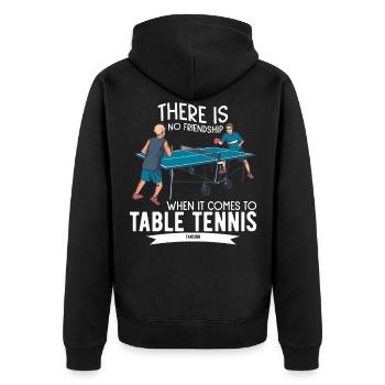 Ping-pong - Veste à capuche bio Premium Unisexe - noir - Dos - Nico (187cm)