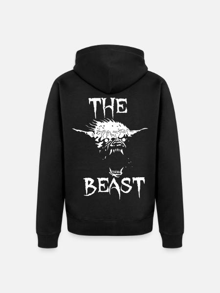 The Beast - Unisex Premium Organic Zip Hoodie - black