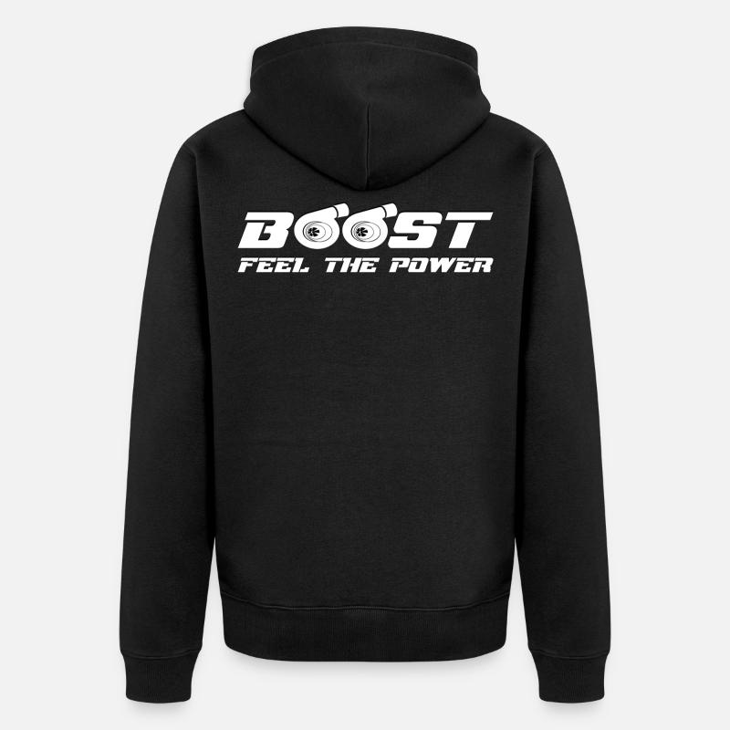 Boost Turbo - Veste à capuche bio Premium Unisexe - noir