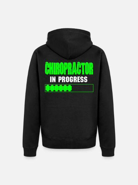 Physiotherapist Chiropractor Physiotherapy - Unisex Premium Organic Zip Hoodie - black