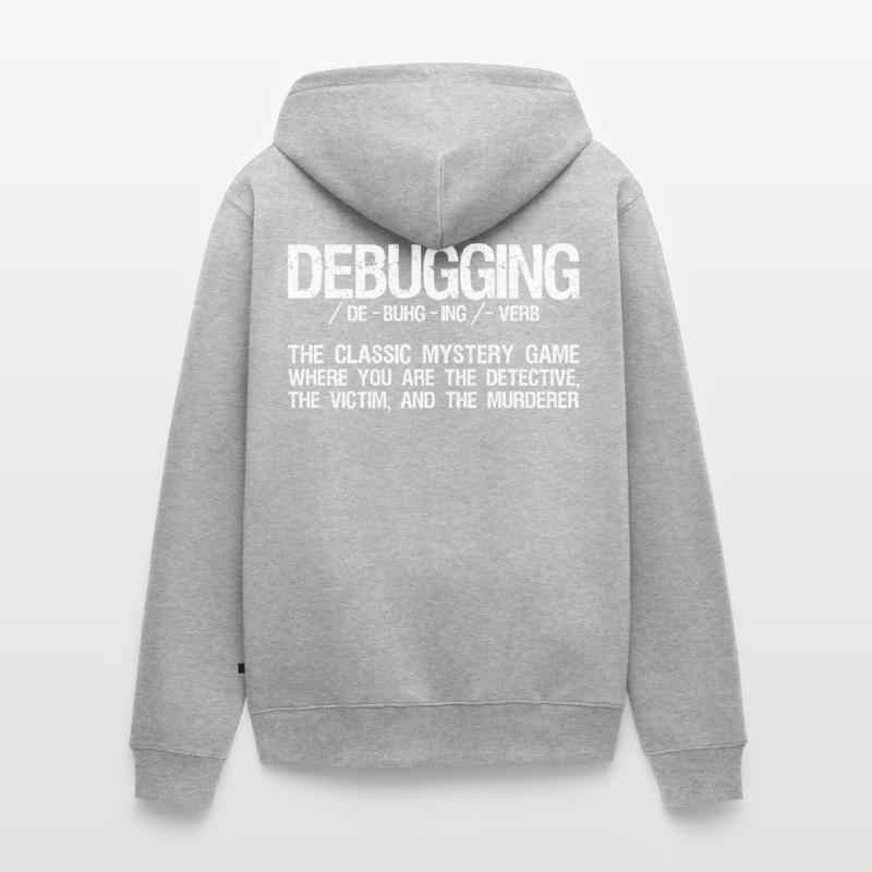 Informatiker Coding - Debugging Programmieren Unisex Premium Bio Zip Hoodie
