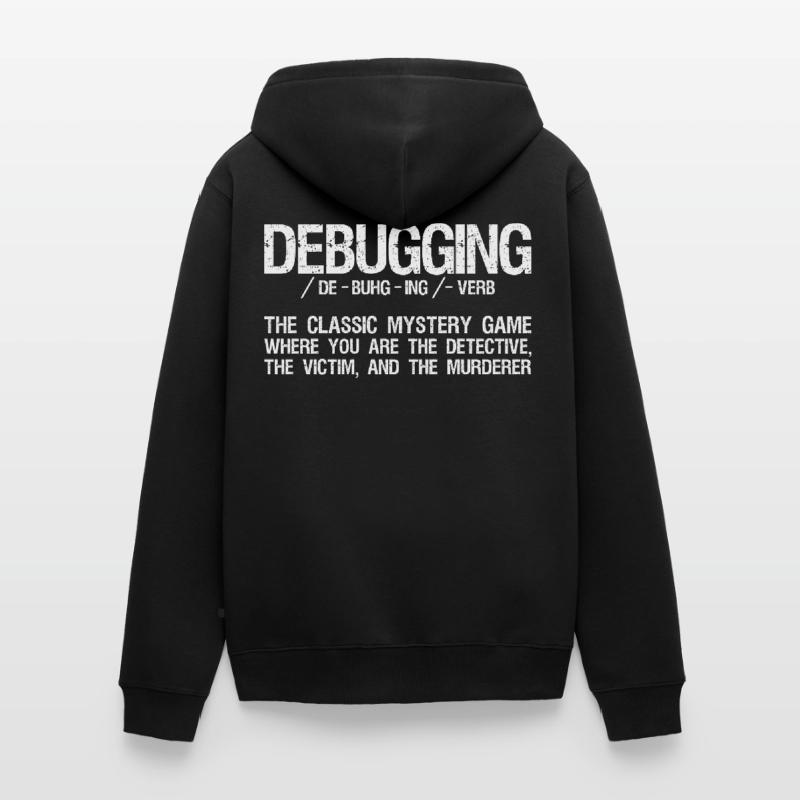 Informaticien Coding - Programmation de débogage Veste à capuche bio Premium Unisexe