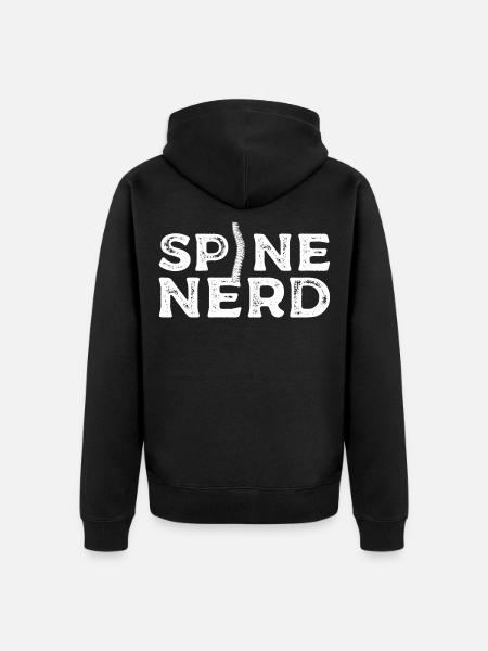 physiotherapist - Unisex Premium Organic Zip Hoodie - black