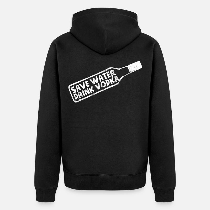 Vodka Wodka - Veste à capuche bio Premium Unisexe - noir