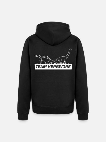 Vegani vegani - Felpa con cappuccio ecologica premium unisex - nero