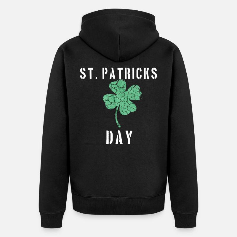 Saint Patrick - Veste à capuche bio Premium Unisexe - noir