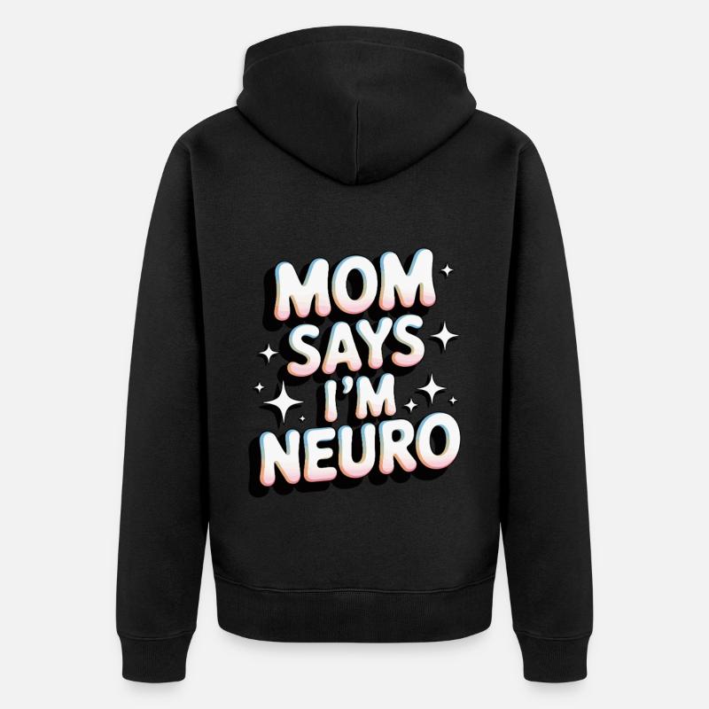 Neuroplongeurs - Veste à capuche bio Premium Unisexe - noir