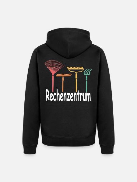 Rechenzentrum - Unisex Premium Bio Zip Hoodie - Schwarz