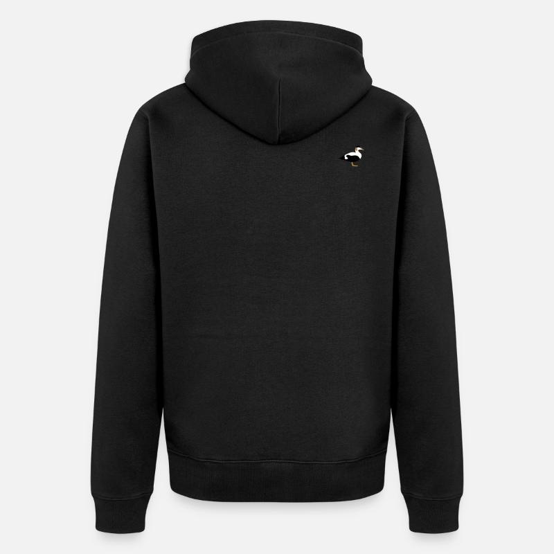 Eiderente - Veste à capuche bio Premium Unisexe - noir