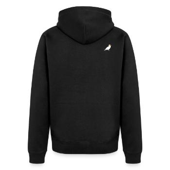 Basstölpel - Veste à capuche bio Premium Unisexe - noir - Dos - Nico (187cm)