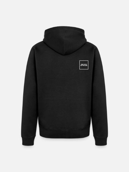 REIN IN DIE FUTTERLUKE - Unisex Premium Bio Zip Hoodie - Schwarz