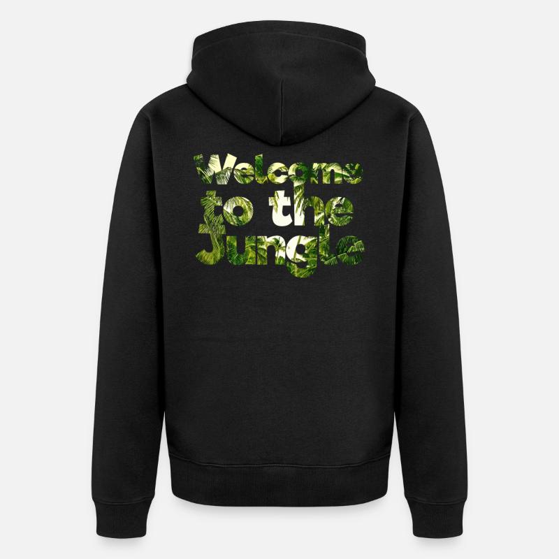 Jungle Rainforest Conservation Amazon - Veste à capuche bio Premium Unisexe - noir