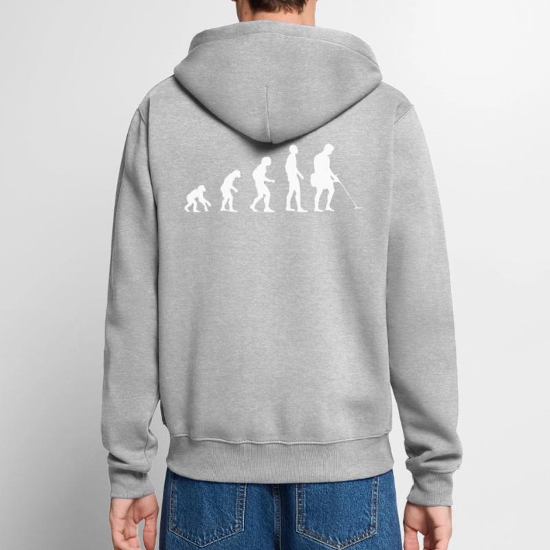 Sondolas evolution Unisex Premium Organic Zip Hoodie