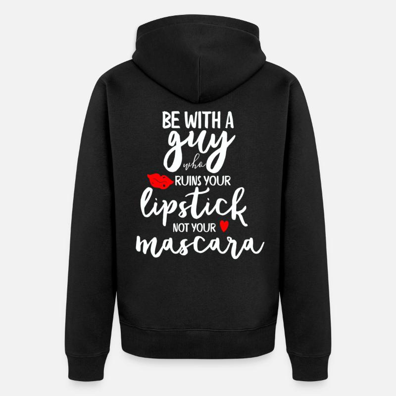 Lustige Sprüche Geschenkidee - Unisex Premium Bio Zip Hoodie - Schwarz