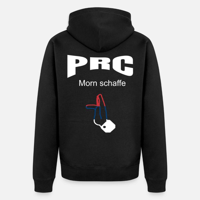 Prc Morn Schaffe - Veste à capuche bio Premium Unisexe - noir