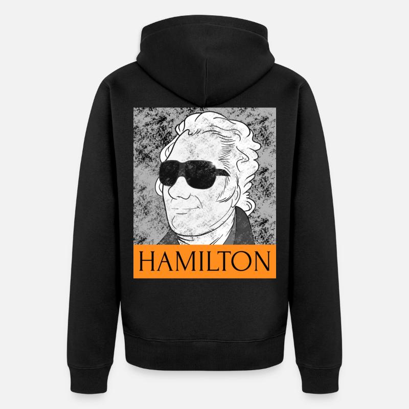 HAMILTON - Veste à capuche bio Premium Unisexe - noir