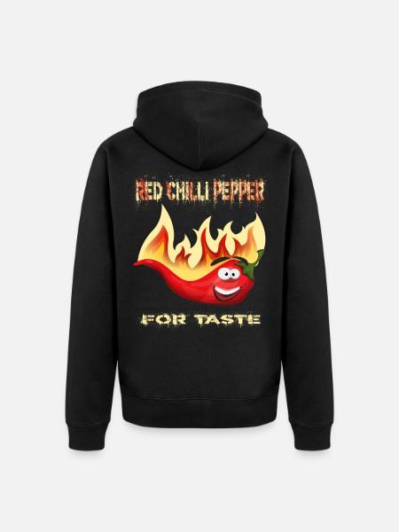 Red Chilli Pepper - Veste à capuche bio Premium Unisexe - noir