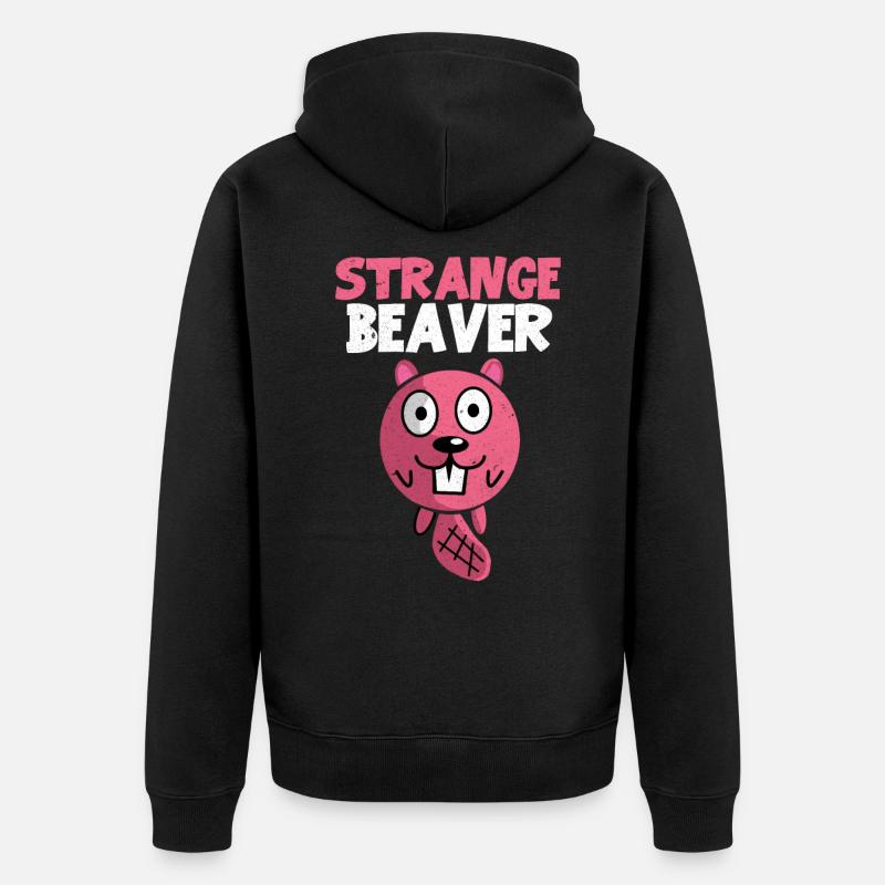 Biber - Veste à capuche bio Premium Unisexe - noir