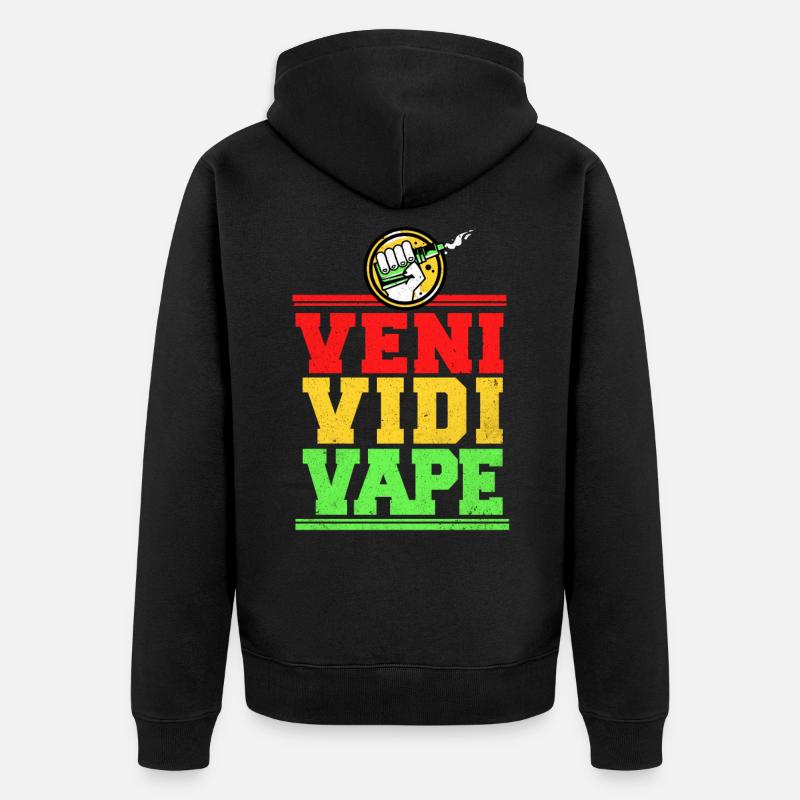 Vape - Veste à capuche bio Premium Unisexe - noir